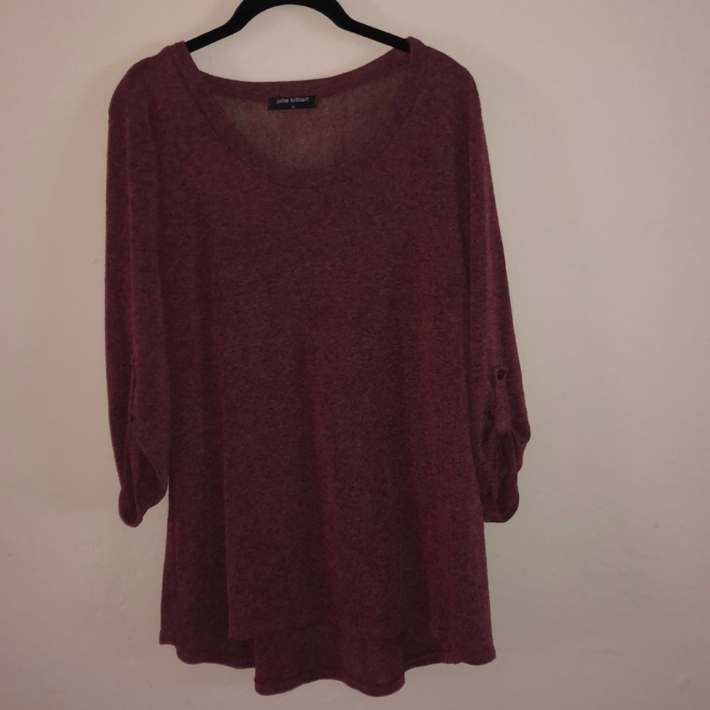 Soft maroon sweater